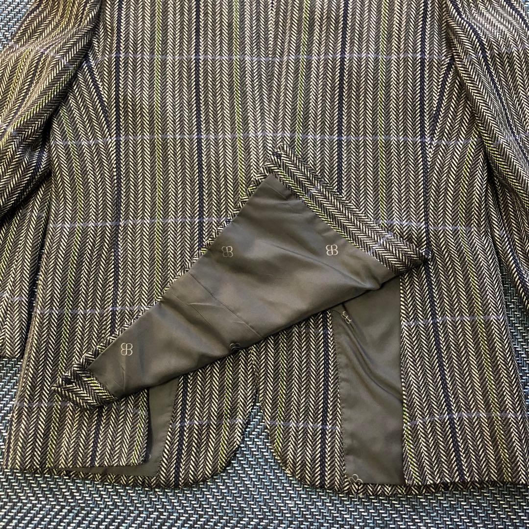 BALENCIAGA バレンシアガ　テーラードジャケット　ヘリンボーン　ウール