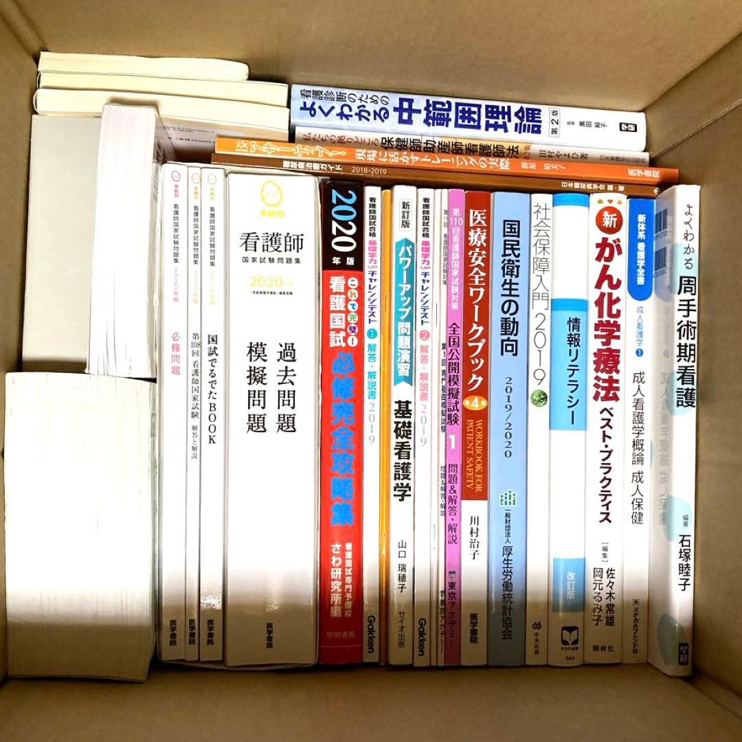 看護学校　教科書　まとめ売り　看護師　看護　参考書　国試　模試　疾患別看護過程