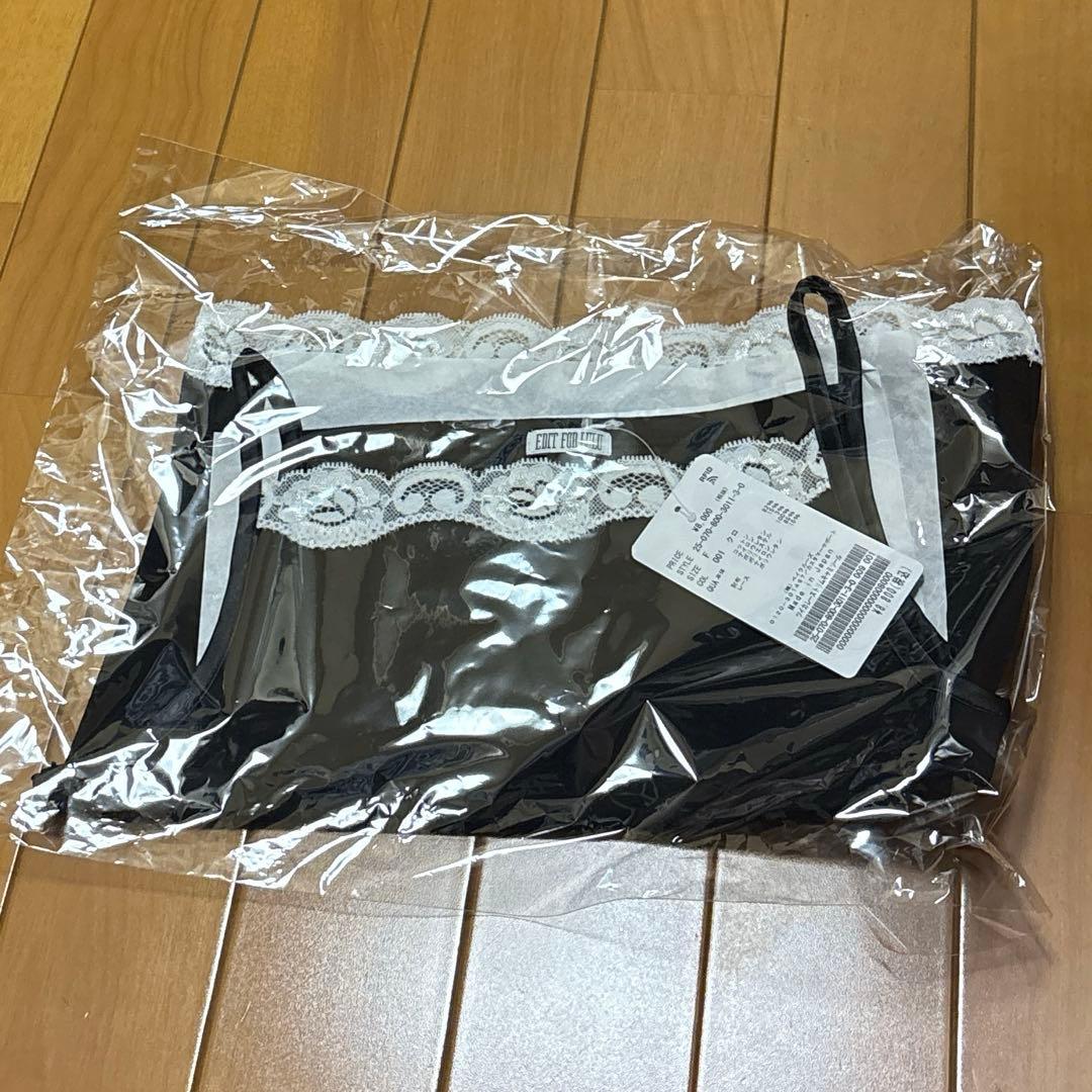新品未使用未開封 EDITFORLULU 2025ss レーストリムキャミソール