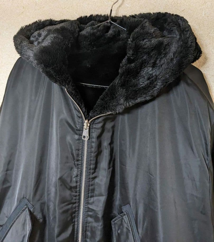 ZARA　ボアブルゾン　リバーシブル　MA-1　美品　ボンバージャケット　ファー