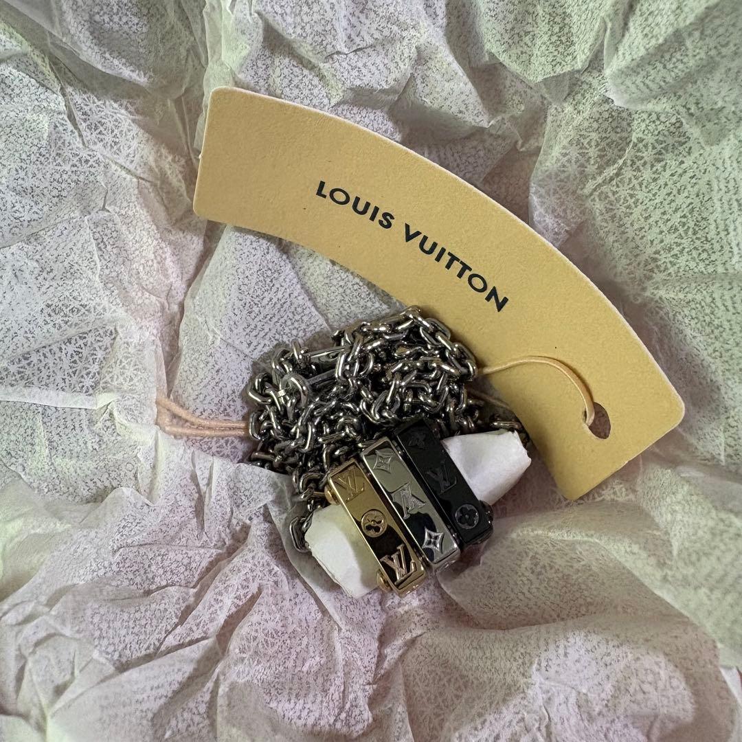 【新品】LOUIS VUITTON ネックレス ペンダント モノグラム ボールド