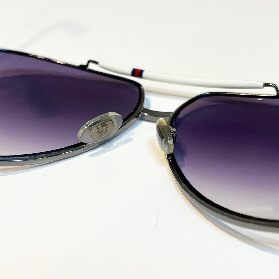 GUCCI グッチ シェリーライン サングラス ティアドロップ グラデーション
