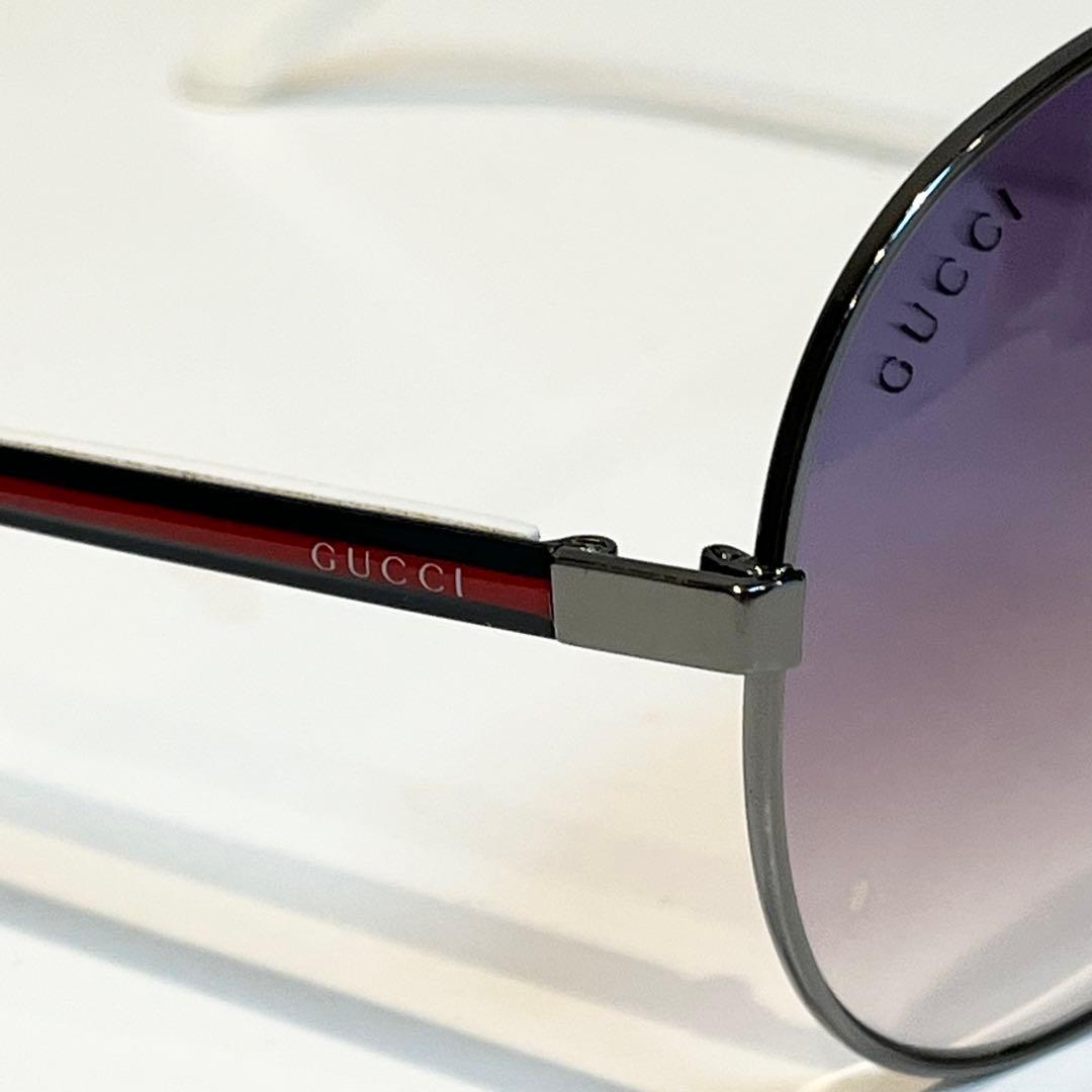 GUCCI グッチ シェリーライン サングラス ティアドロップ グラデーション