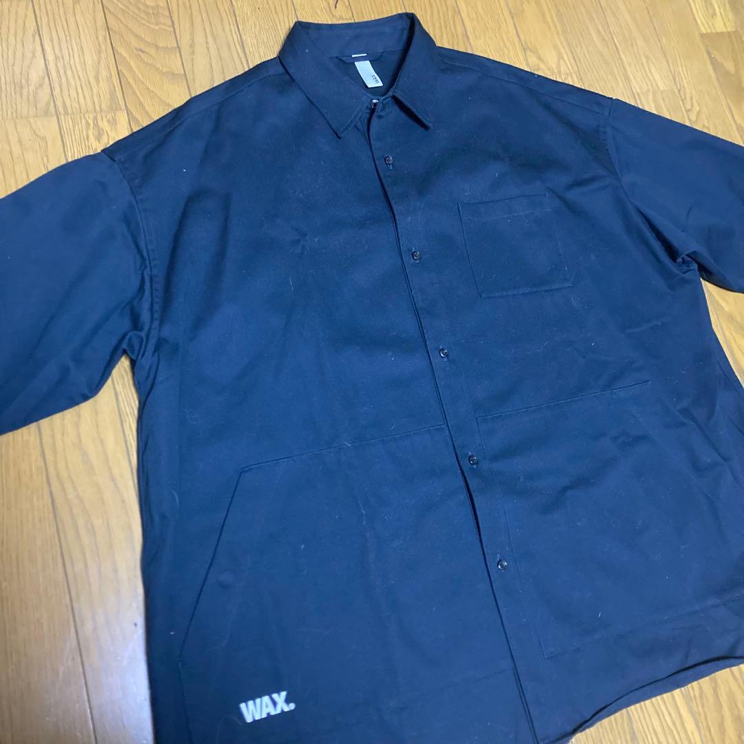 WAX thm/長袖シャツジャケット/TOOL POCKET JACKET L