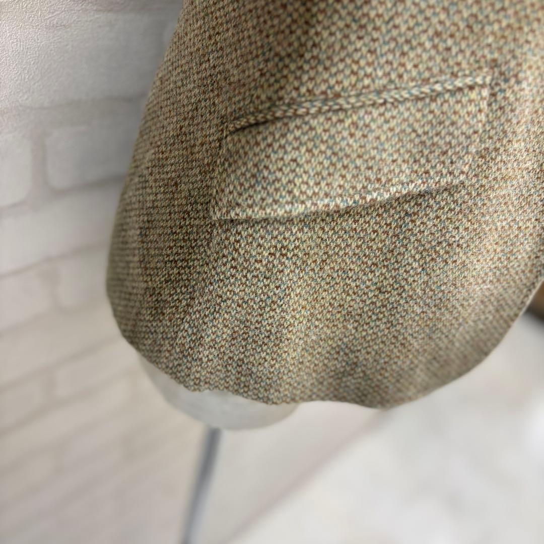 ★美品★RALPH LAUREN ベージュ ツイード テーラードジャケット