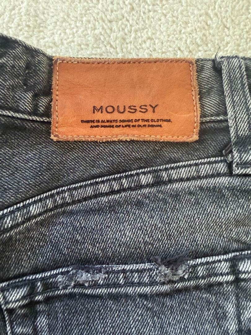 【MOUSSY】MVS FLARE BLACK