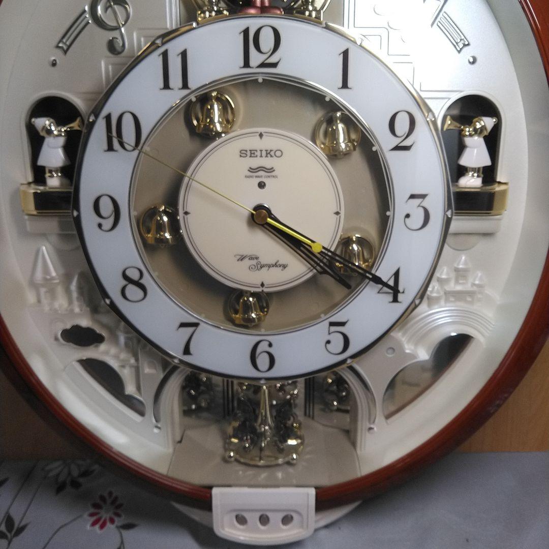 SEIKO セイコー　からくり電波時計　ウェーブシンフォニー