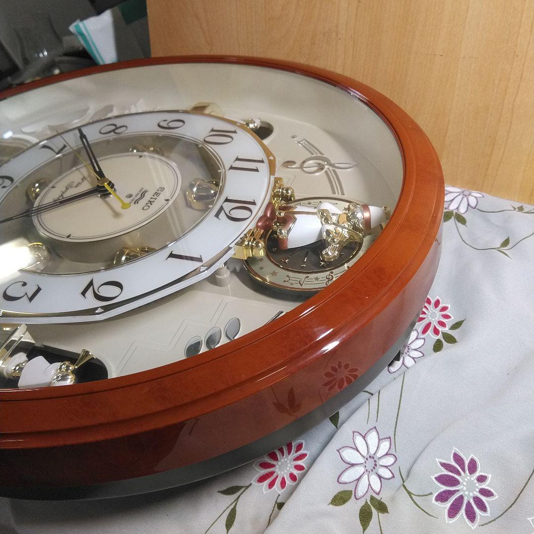 SEIKO セイコー　からくり電波時計　ウェーブシンフォニー