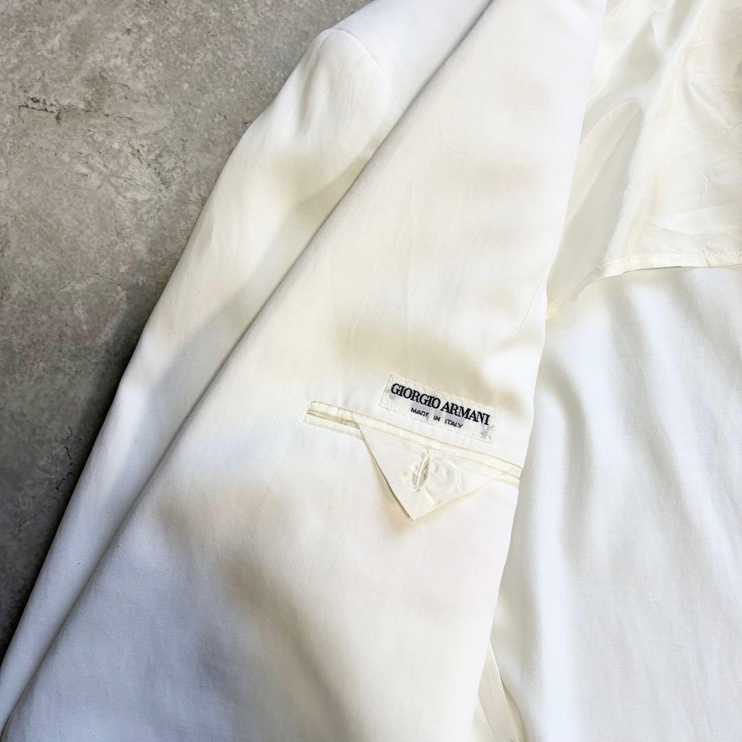 最高級ラインGIORGIOARMANI White tailoredjaket