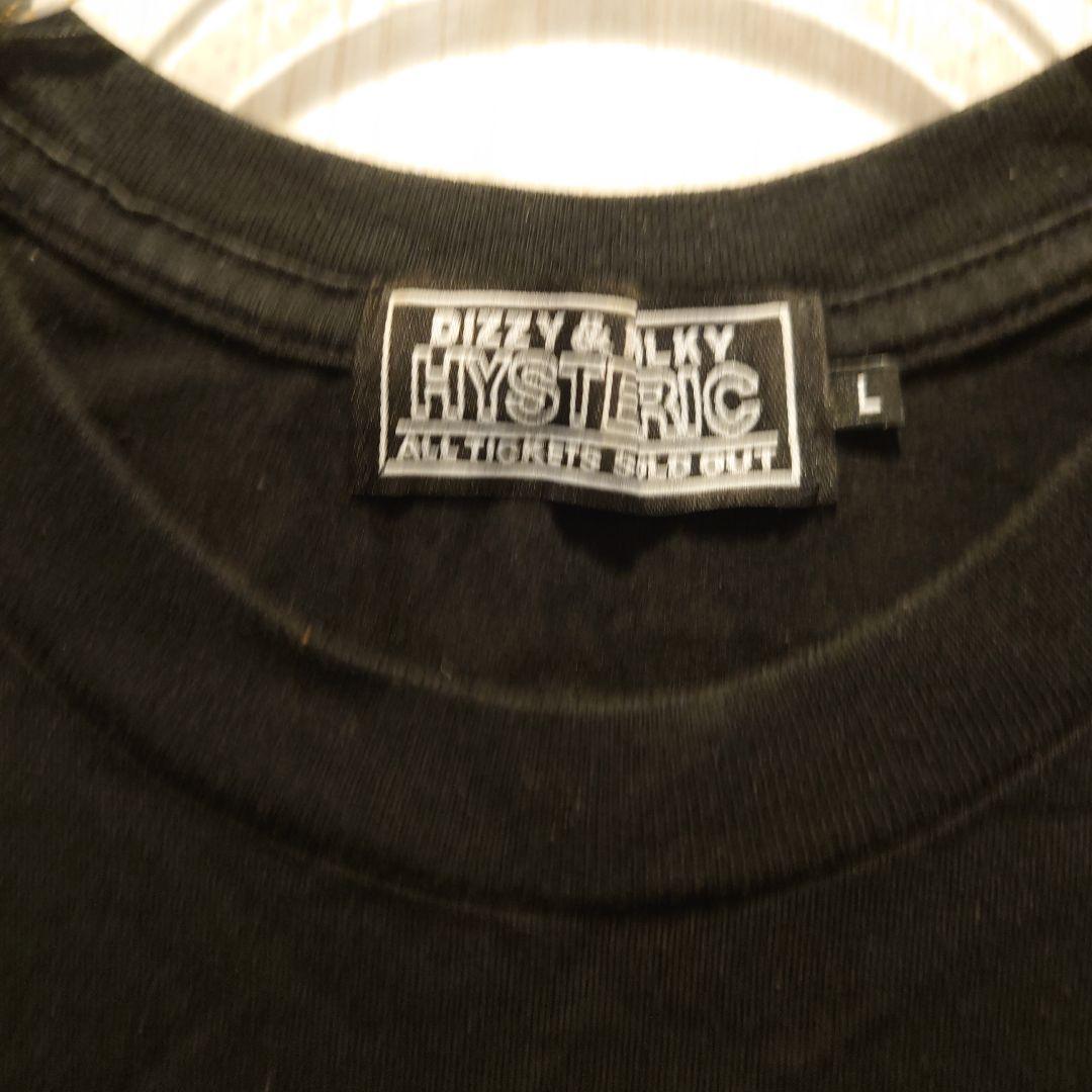 HYSTERIC GLAMOUR ブラック Tシャツ Lサイズ
