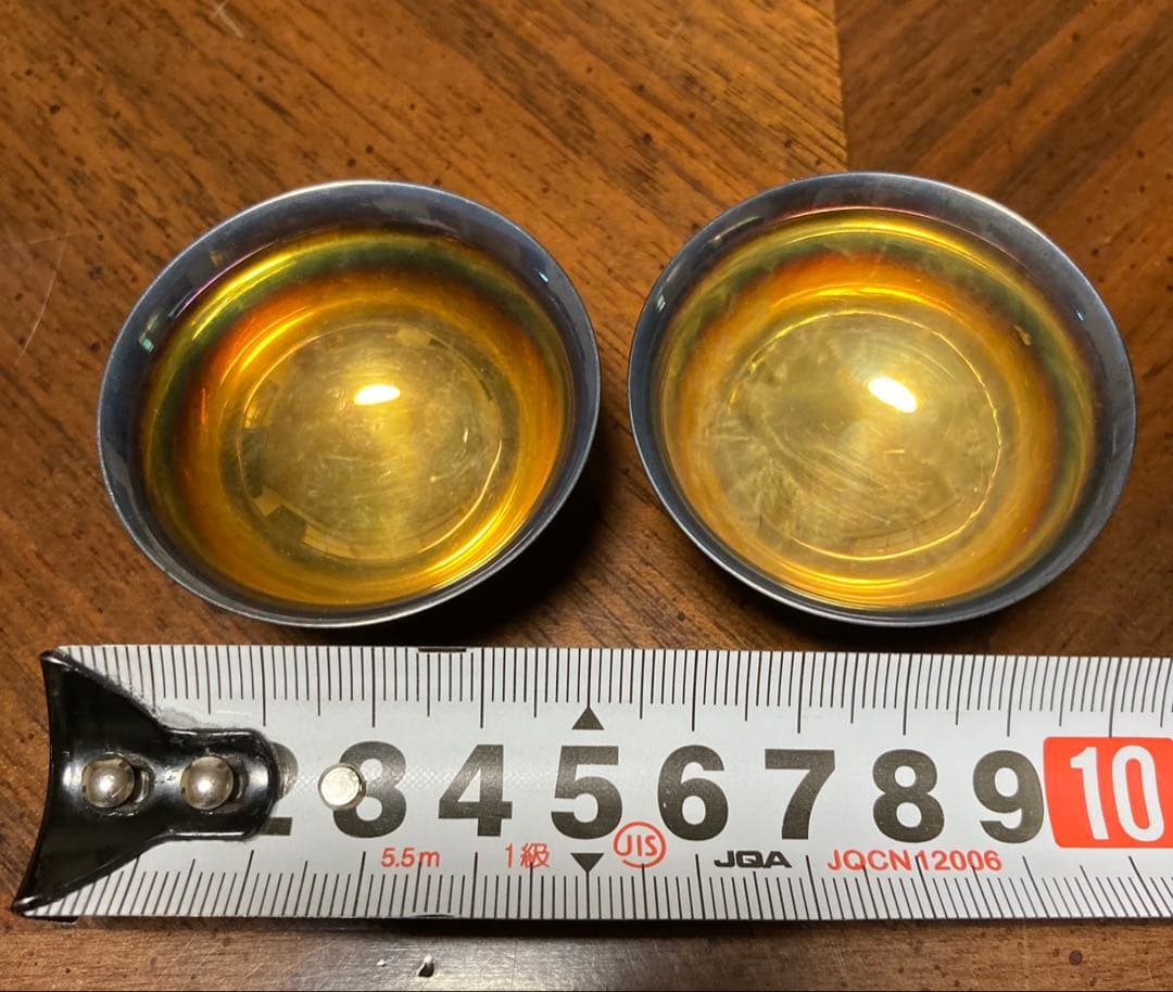 レア　恵比寿復興土地区画整理組合　純銀製の銀杯　1ペア