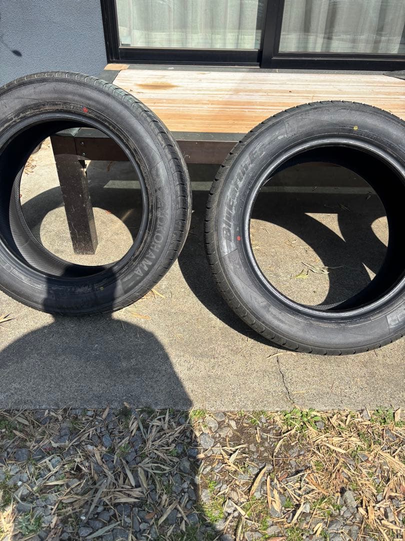ヨコハマ　ブルーアースes32 225/55r17 2本セット　バリ溝 ①
