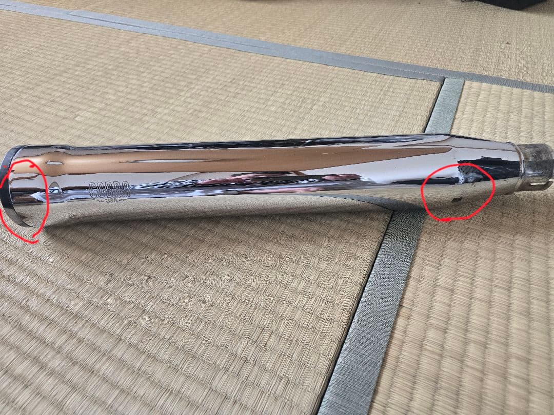 【値下】ハーレー　ファットボーイ　Cobraスリップオンマフラー