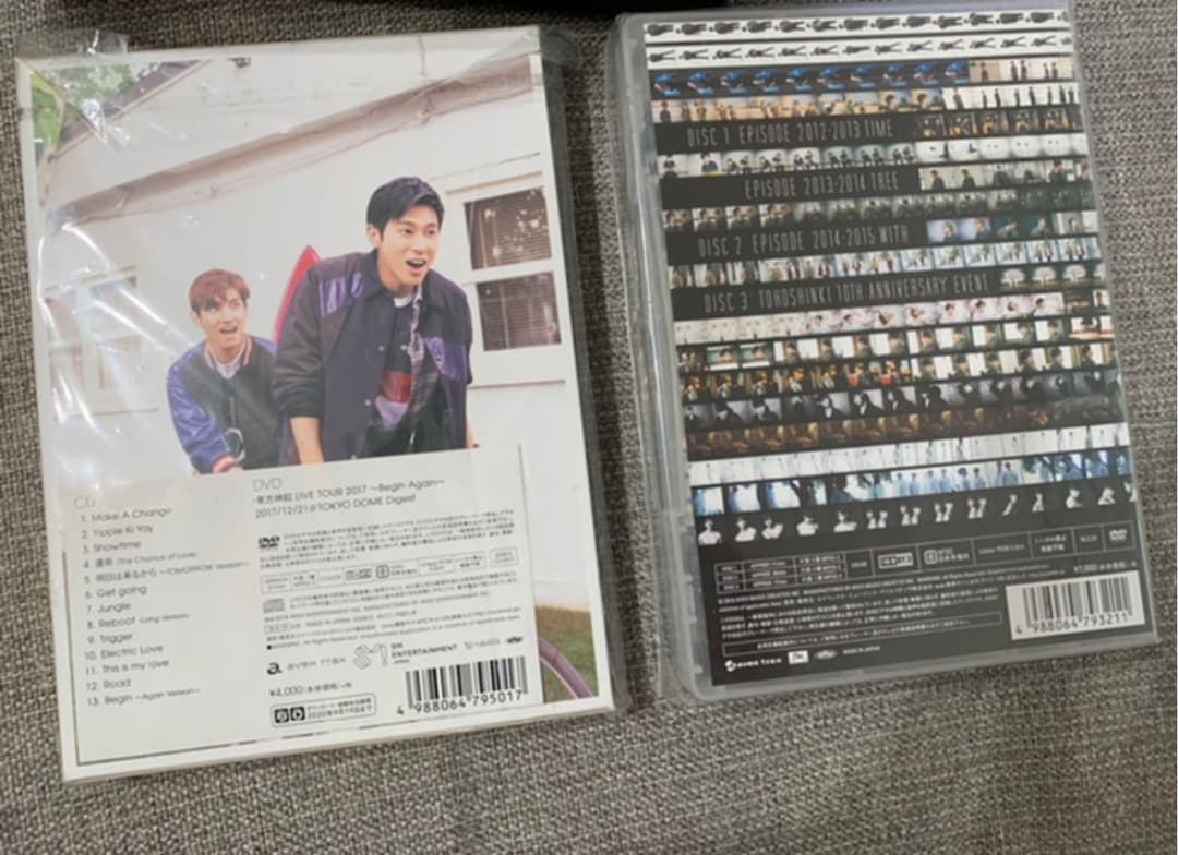 東方神起　CD.DVD「TOMORROW」　2012-2015 総集編DVD