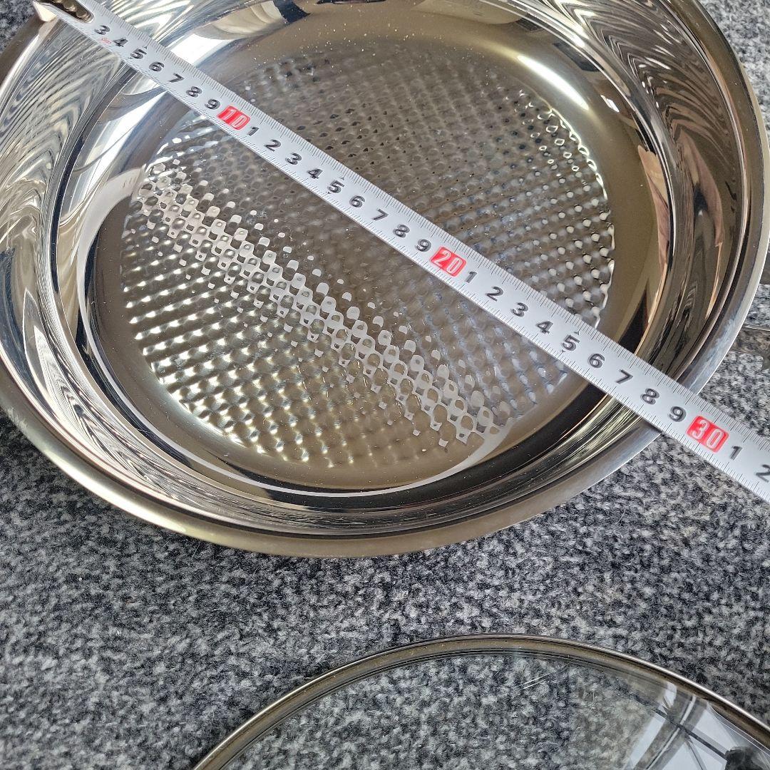 フィスラー　クリスピー　プレミアム　 フライパン 蓋付き　28cm