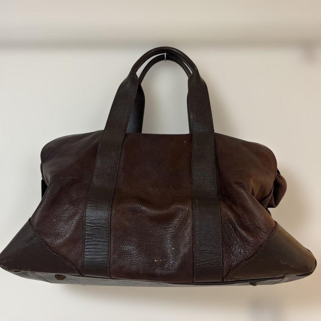 【FALORNI UOMO】レザーボストンバッグ トゥモローランド購入品