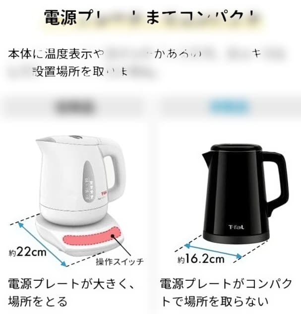 ティファール 電気ケトル 0.8L KO8568JP　美品
