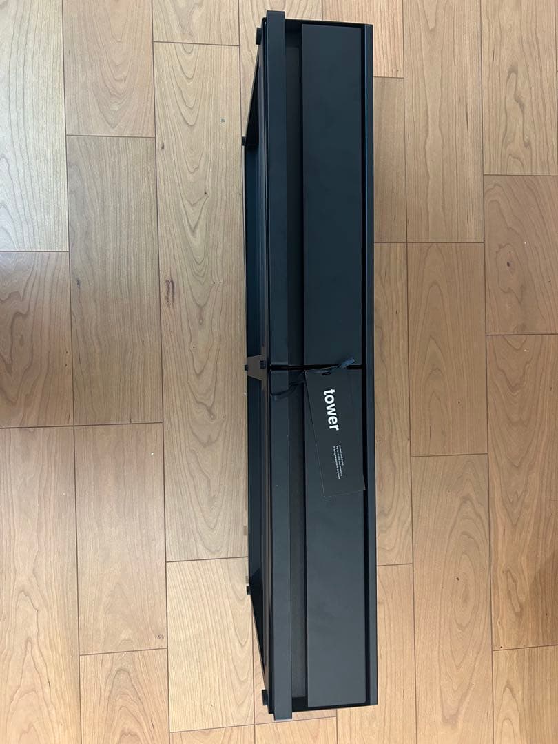 tower キッチン家電下引き出し&スライドテーブルW80
