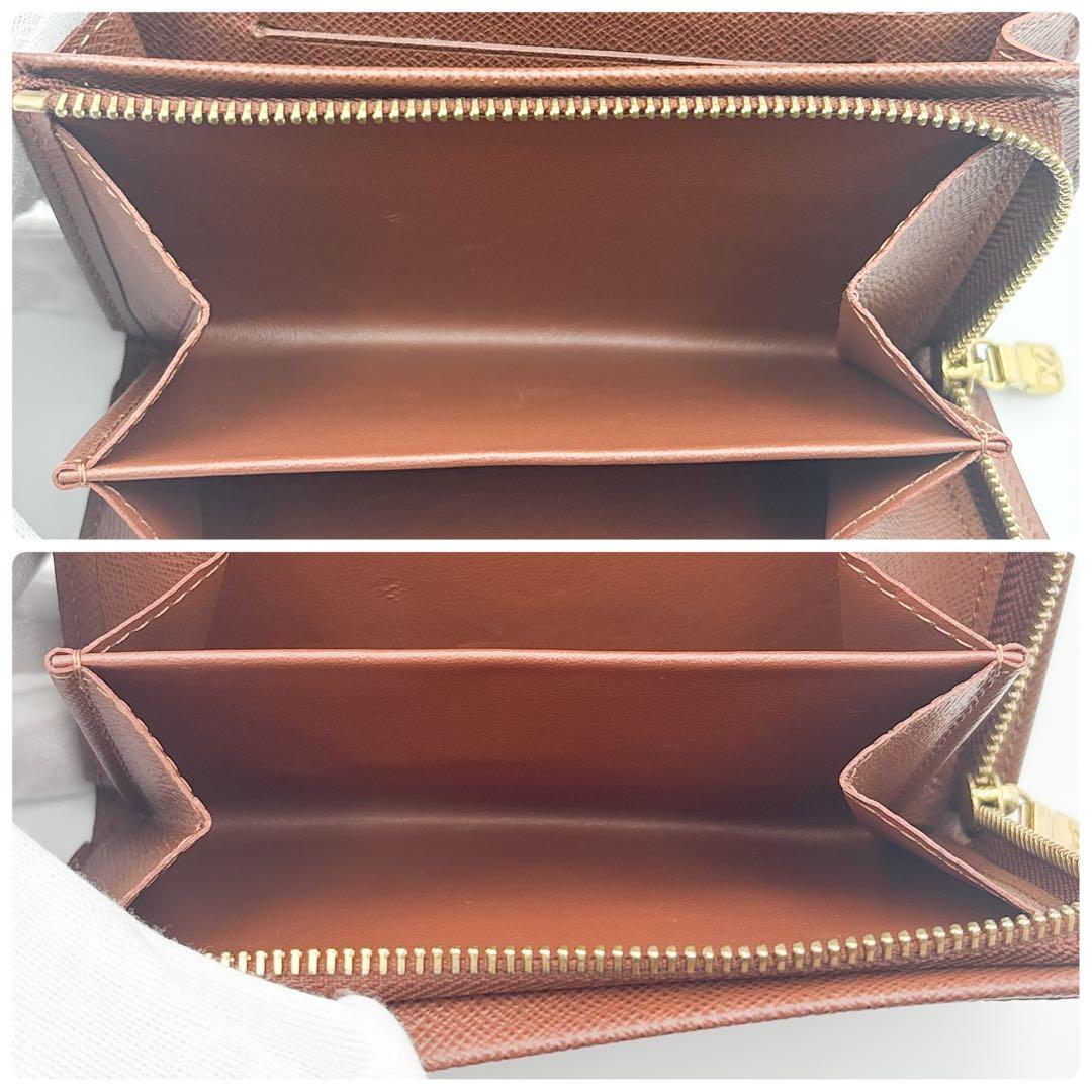 購入時レシート付き★使用感小★ルイヴィトン トレゾール モノグラム 二つ折り財布