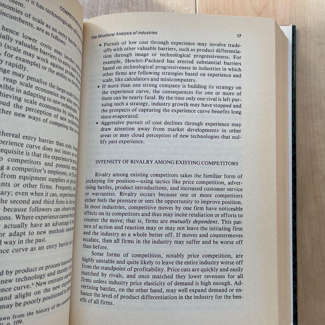 洋書 Michael E. Porter Competitive Strategy