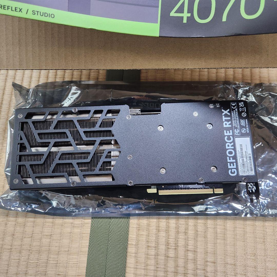 グラフィックボード・グラボ・ビデオカード Palit GeForce RTX 4070 Ti 12GB
