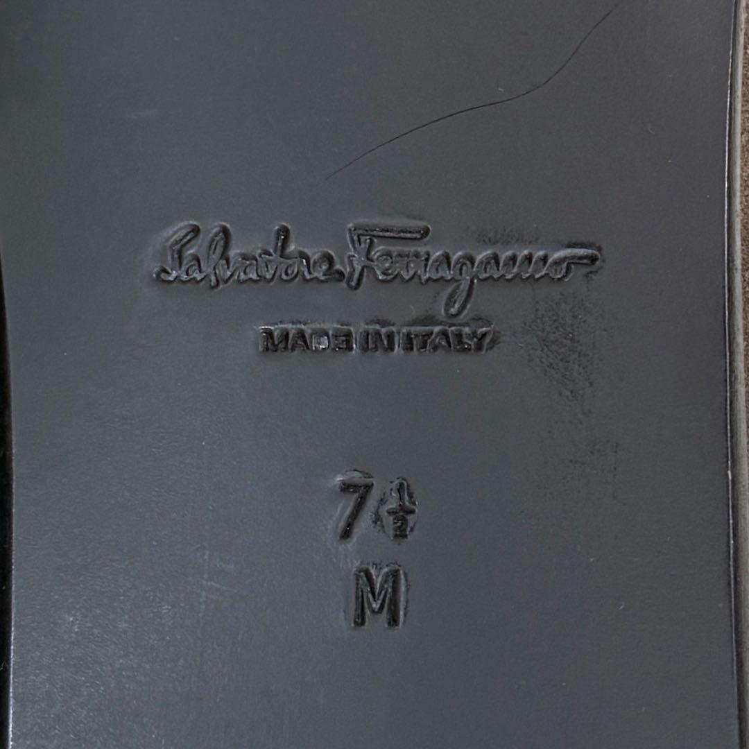 新品♡26cm♡サルヴァトーレ フェラガモ スエード タッセル モカシン 茶
