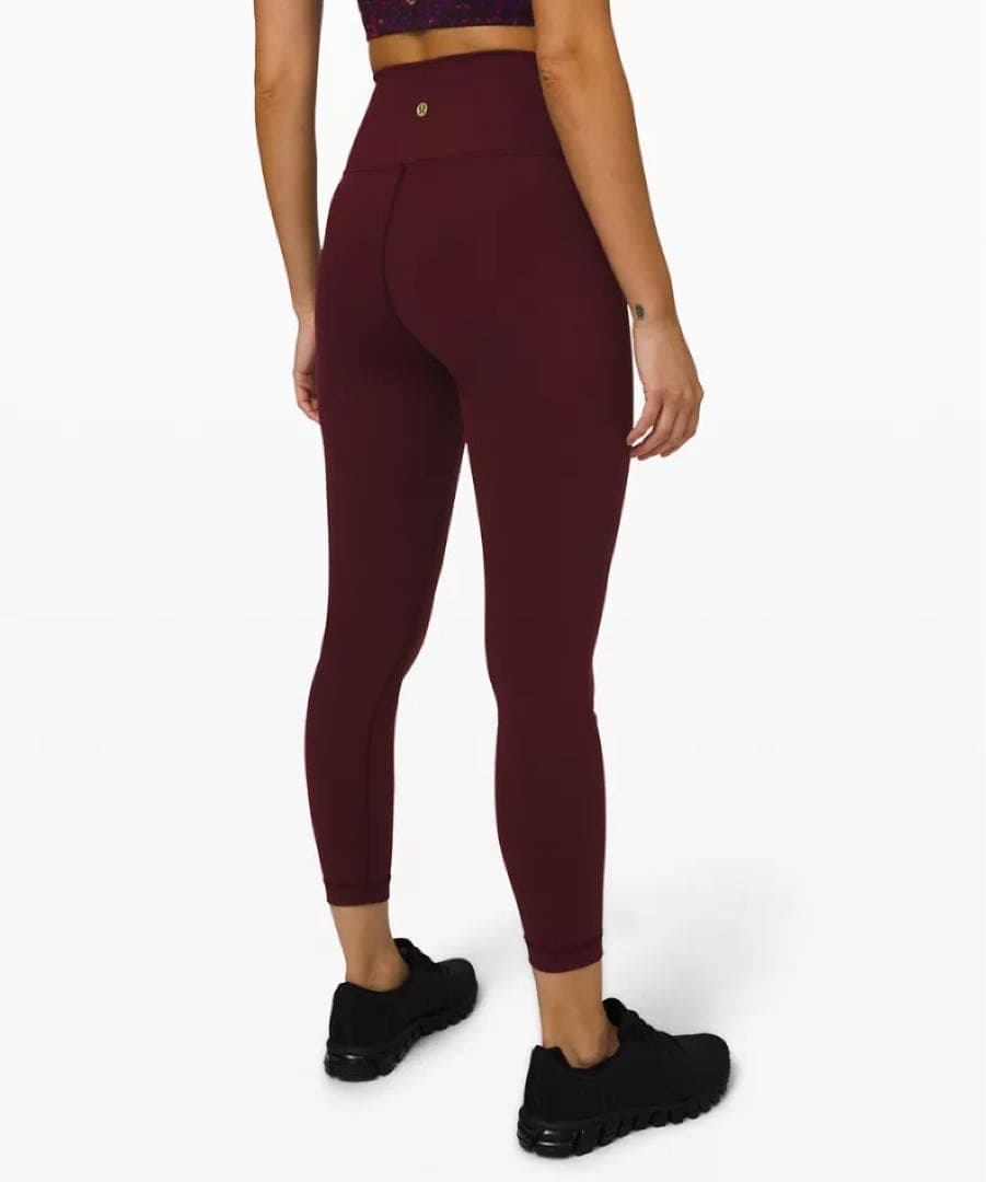 Wunder Under Hi-Rise 7/8Tight24バーガンディ XS