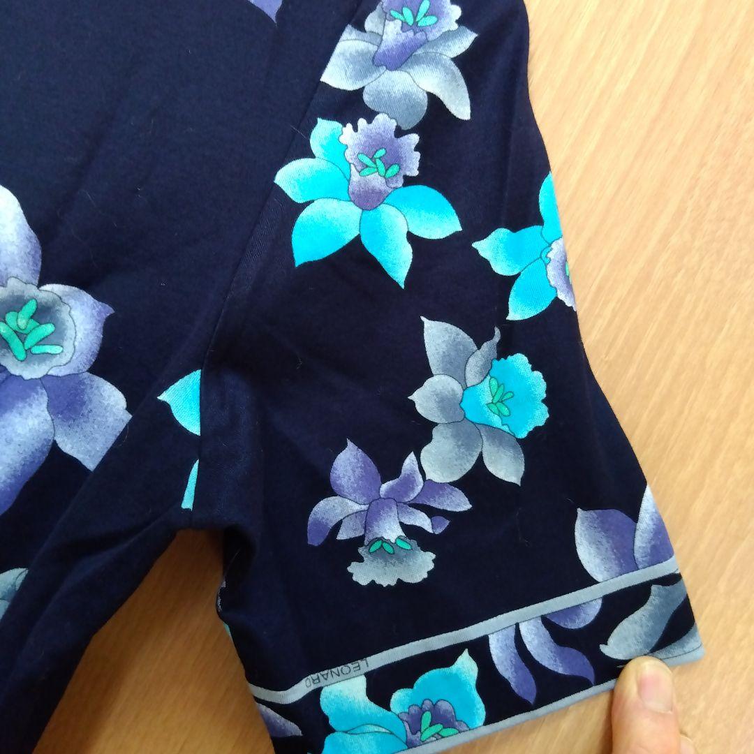 美品★レオナール LEONARD 素敵なカットソー サイズM
