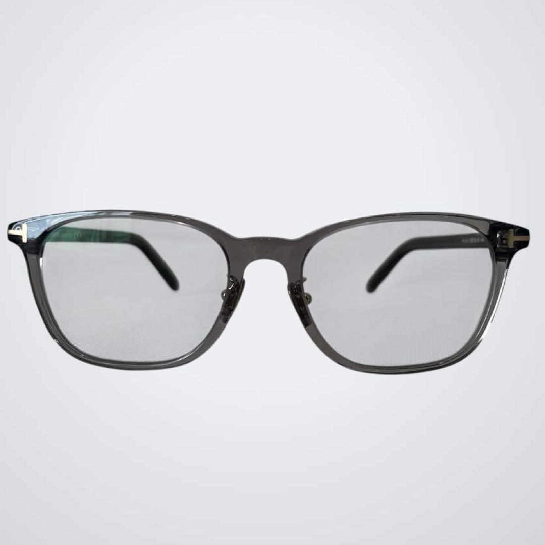 【人気】TOM FORD TF5860 クリアグレー サングラス　箱付き