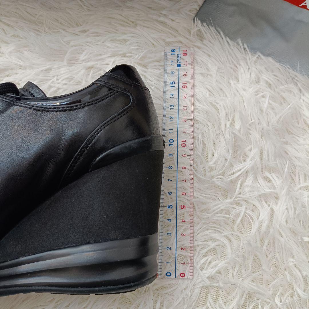 未使用級✨️箱袋付き　PRADA ウェッジ　インヒール　スニーカー　23.5cm