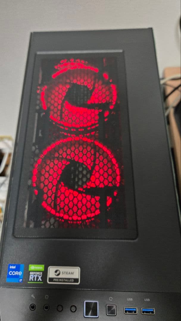 GALLERIA CRコラボ ゲーミングpc CRA7C-R37 RTX3070