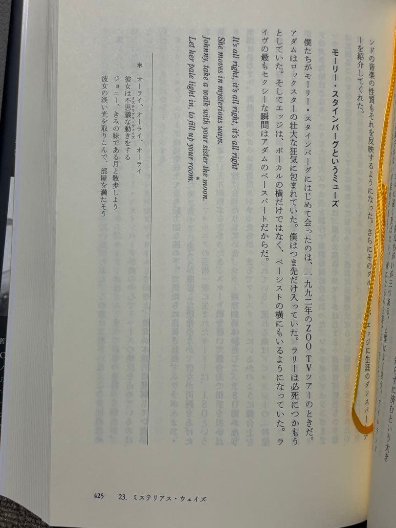 SURRENDER BONO 自伝 40の物語