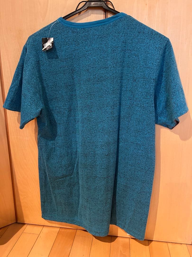 Stussy 青✖️茶リバーシブルTシャツ 未使用タグ付き