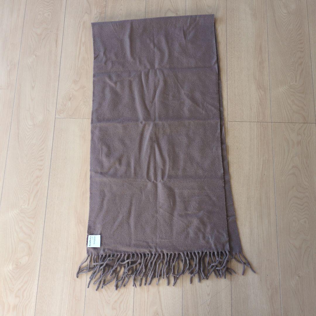 Acne Studios ウール マフラー ブラウン