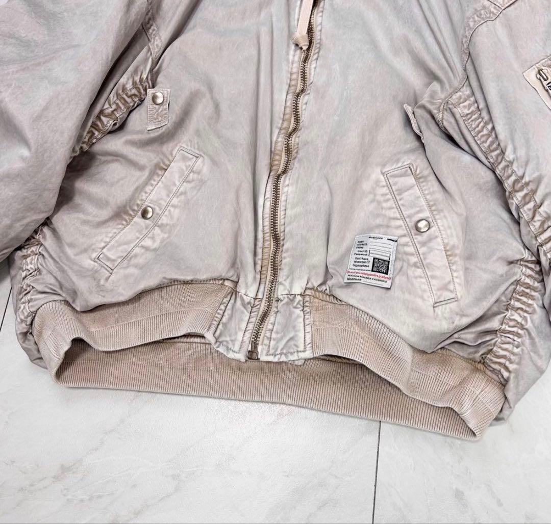 ジャケット・アウター 24AW MIHARA YASUHIRO C/R SATIN MA-1 36