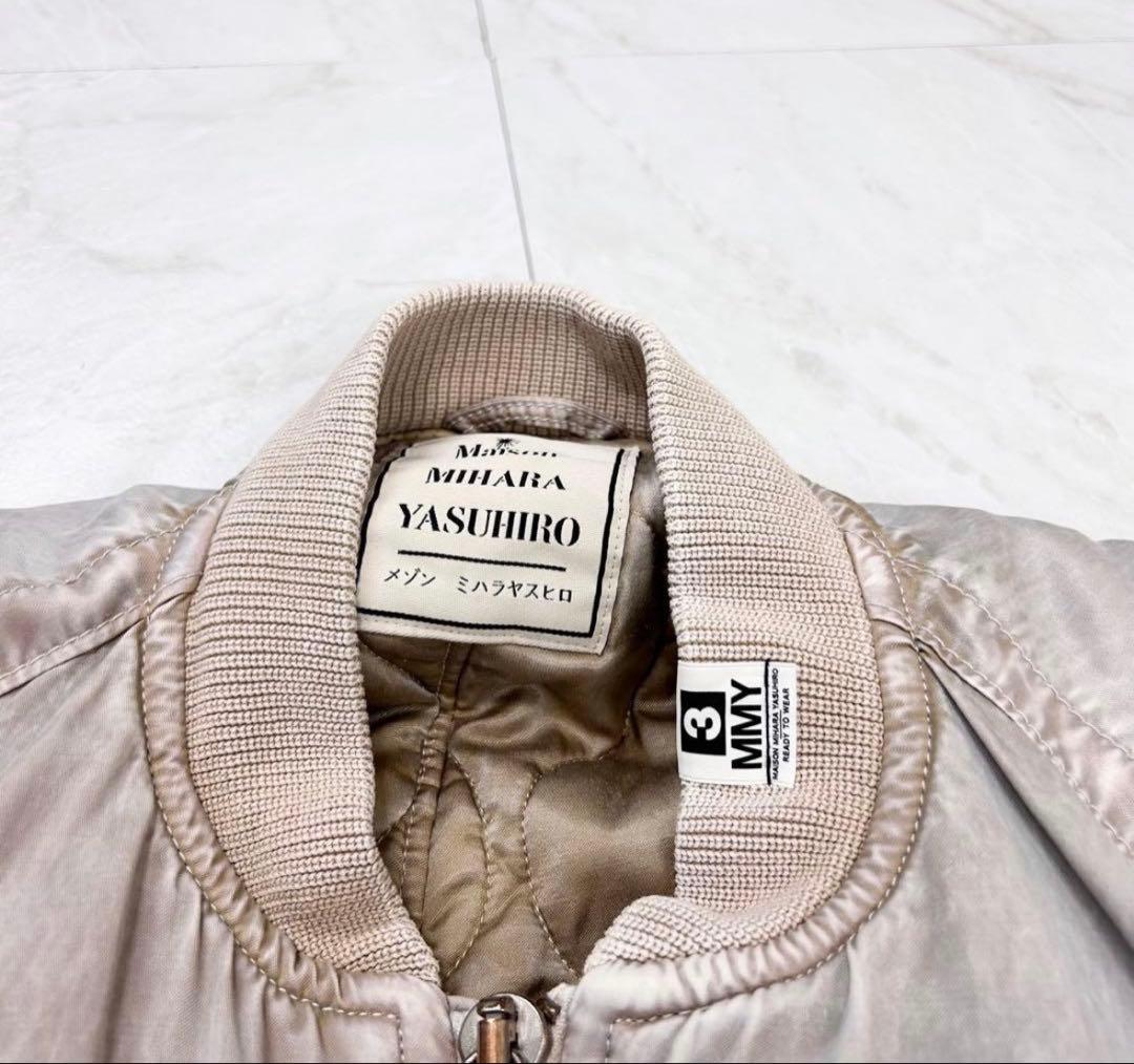 ジャケット・アウター 24AW MIHARA YASUHIRO C/R SATIN MA-1 36