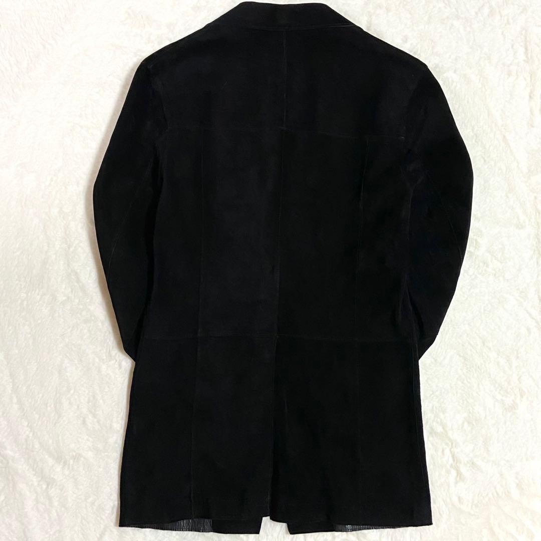 【美品】5351 POUR LES HOMME レザーテーラード 黒 牛革