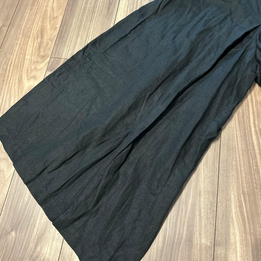 【美品】JOURNAL STANDARD リネンタックキュロット 36 ブラック