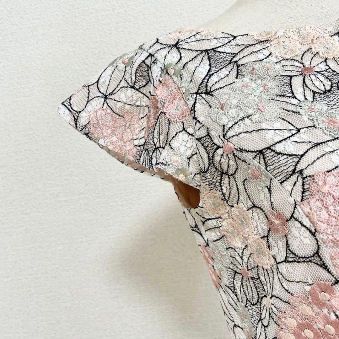 TOCCA トッカ　レースガーデンワンピース　フラワー刺繍レース　サイズ4