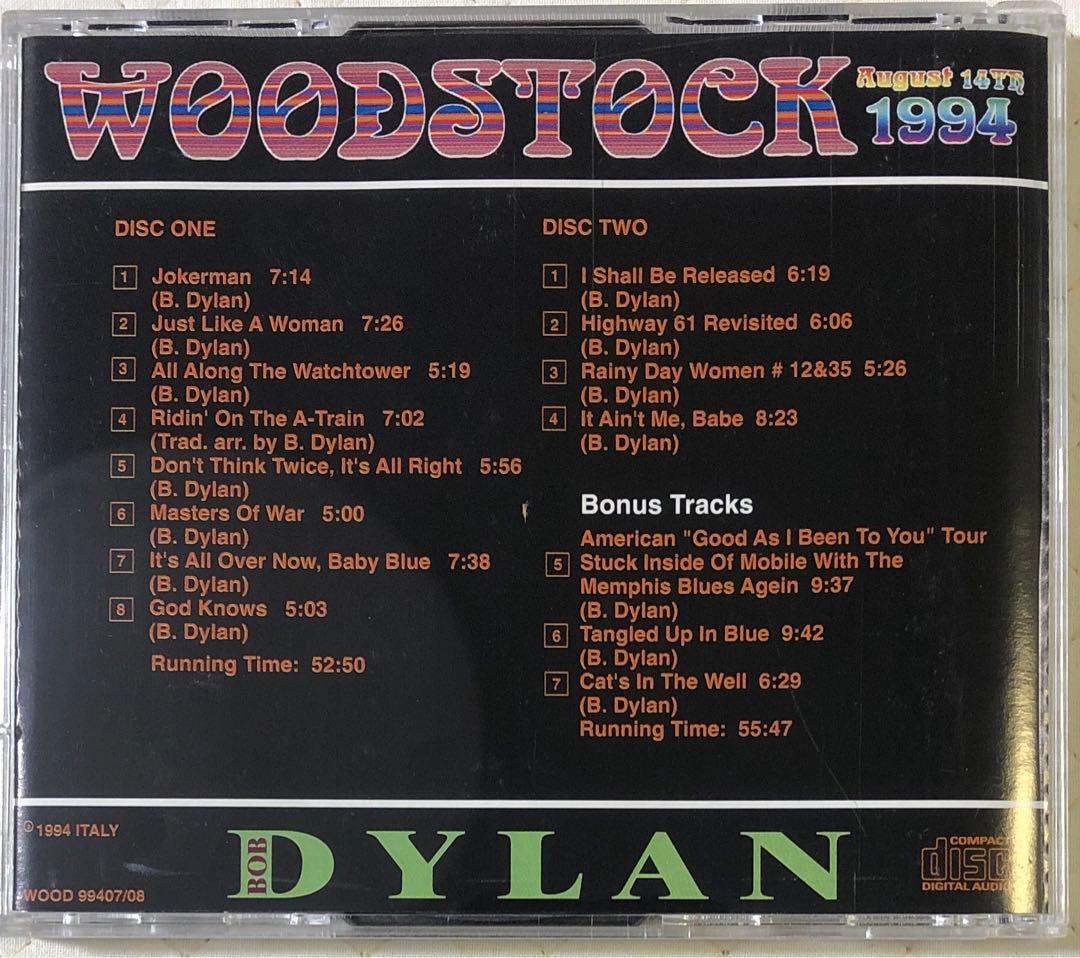 2CD！Bob Dylan / ボブ・ディラン / Woodstock 1994