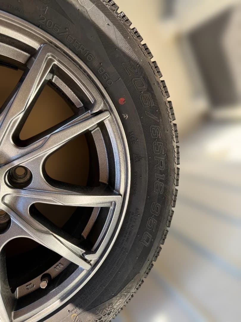 【4/4】205/65R16 NANKANG AW-1 スタッドレス ホイール