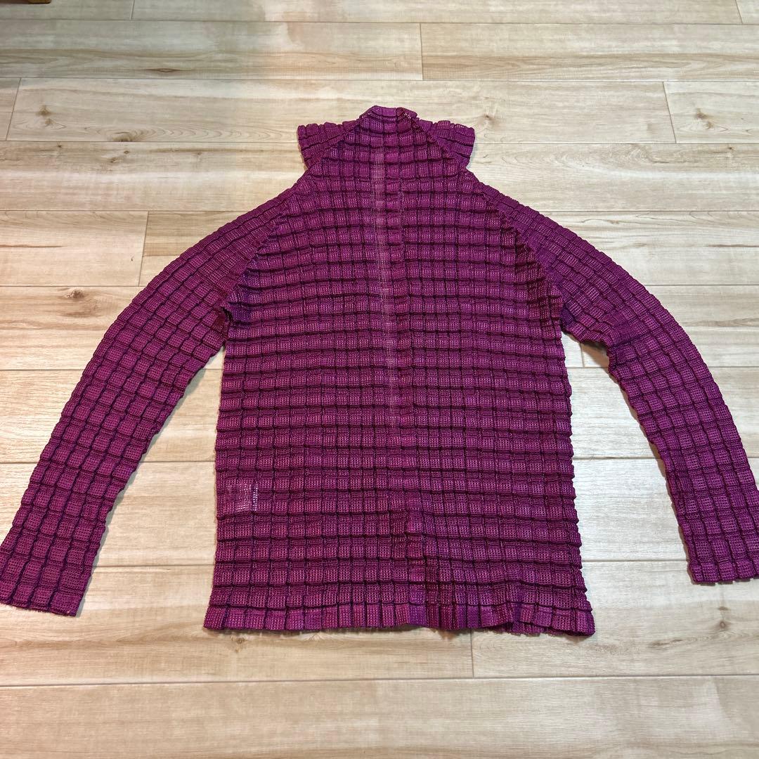 me ISSEY MIYAKE ピンク カーディガン