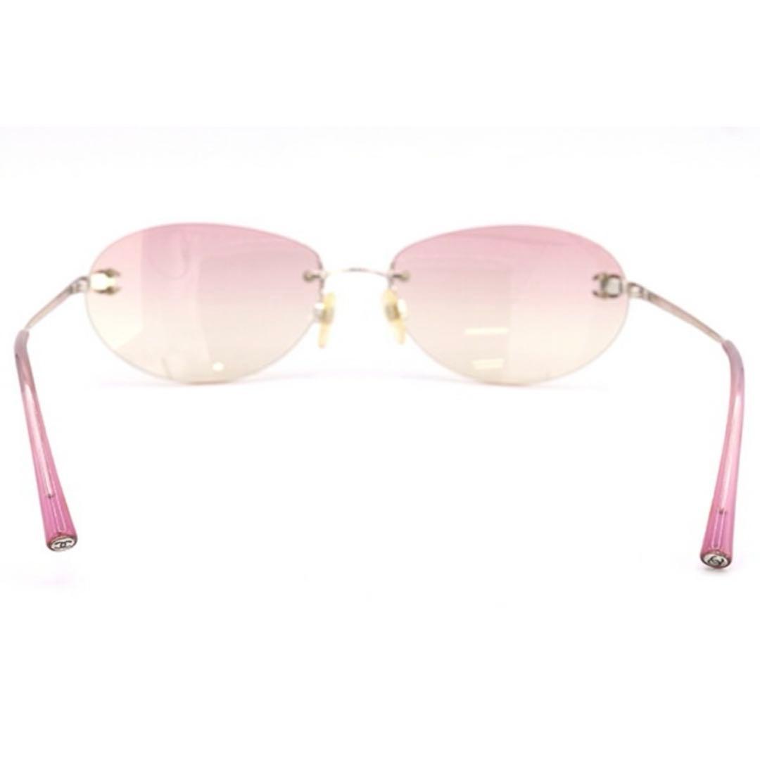 CHANEL シャネル ピンクグラデーション キャットアイサングラス
