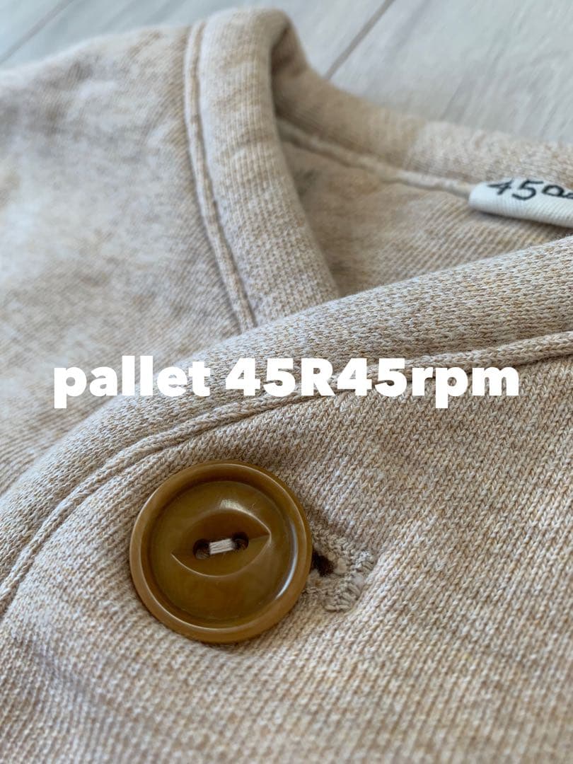 45R45rpm 本日専用です　ヘリテージ裏毛の908バインダーカーデ(トップ)