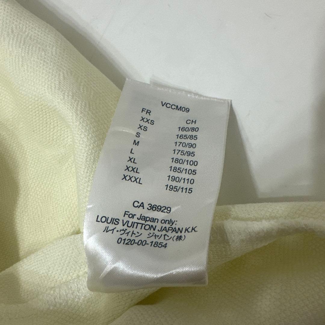 ぽ*こ様 Louis Vuitton 刺繍Tシャツ S ホワイト