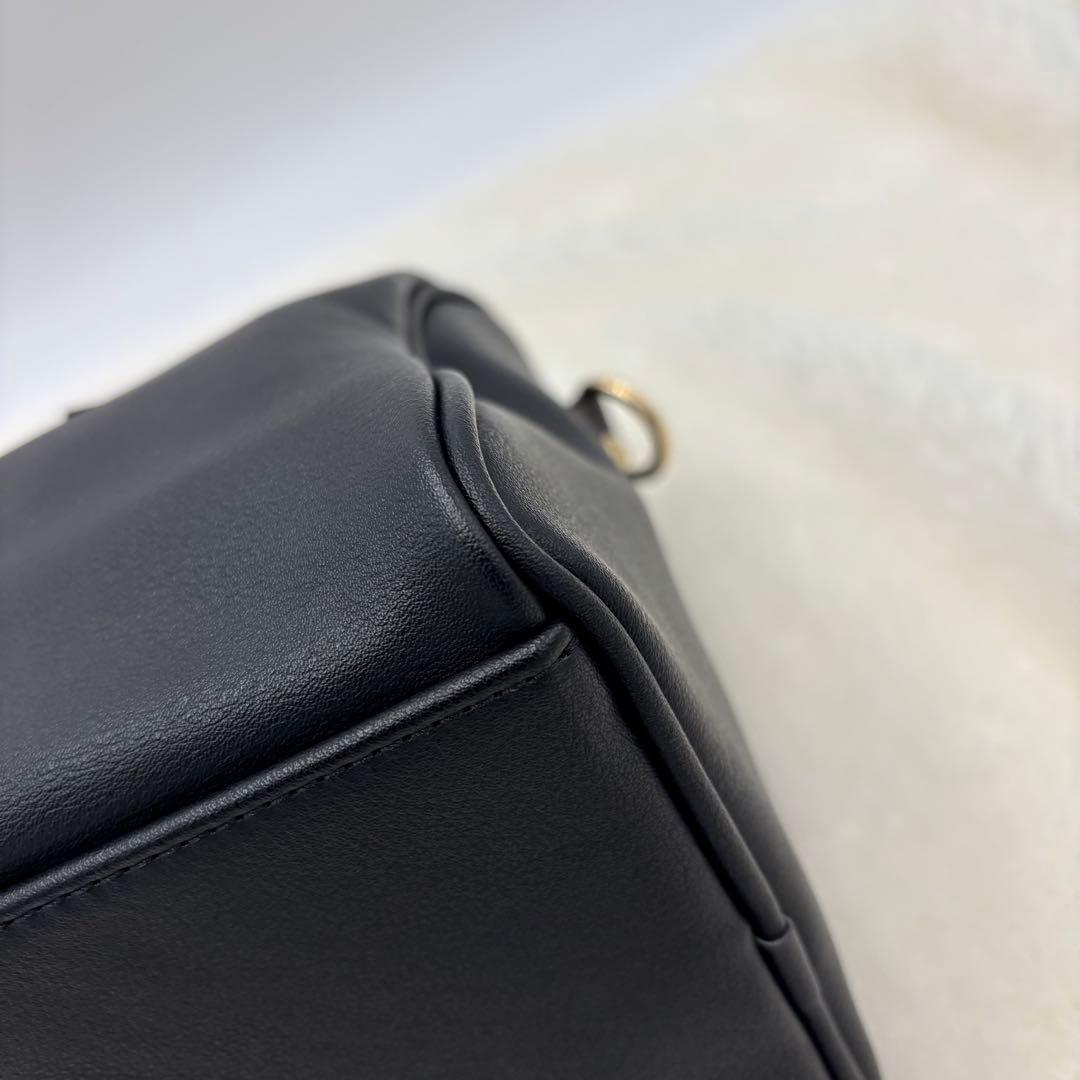 【極美品】ランデブー ハンドバッグ ミニボストン 2way ダークブラウン