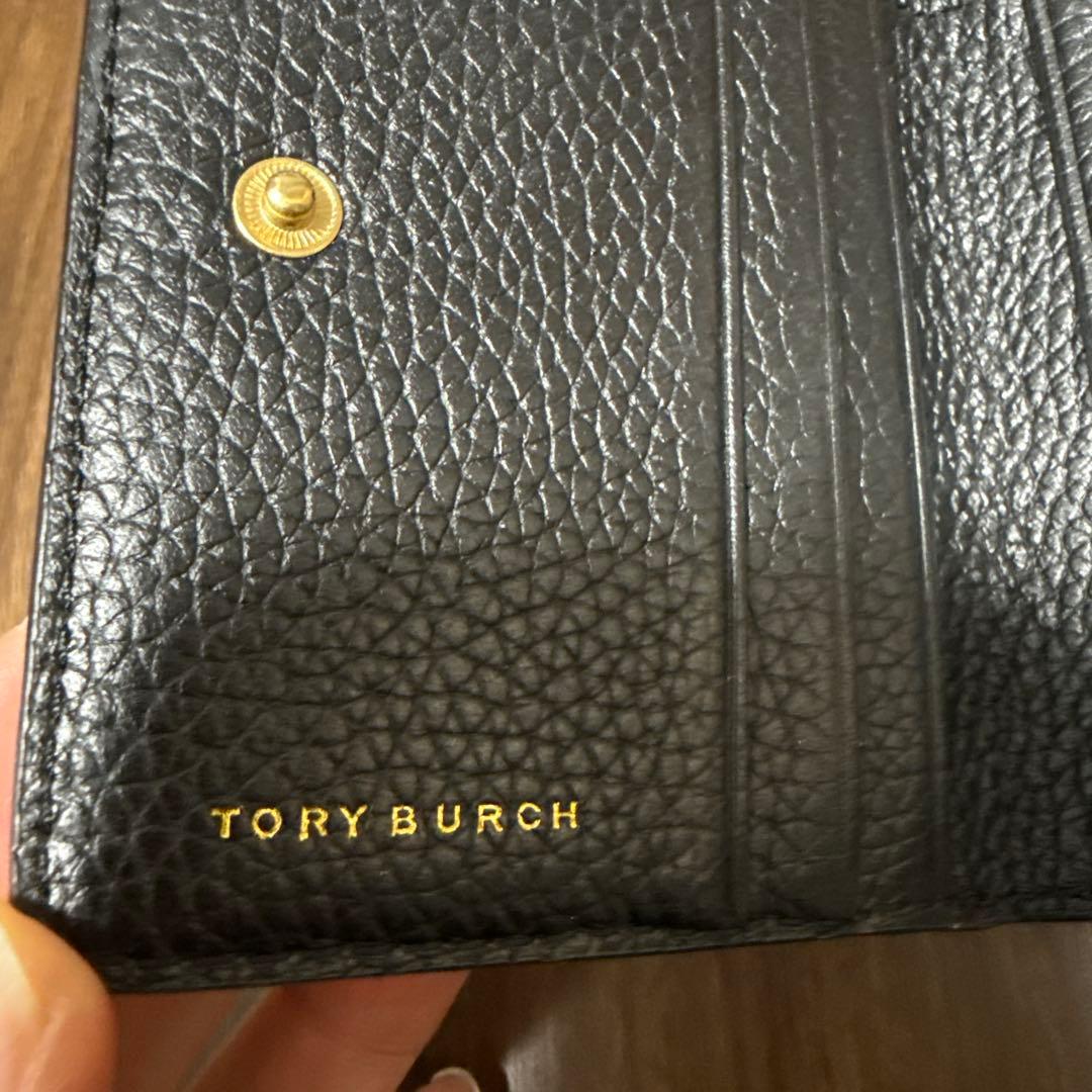 TORY BURCH ブラック 二つ折り財布 美品