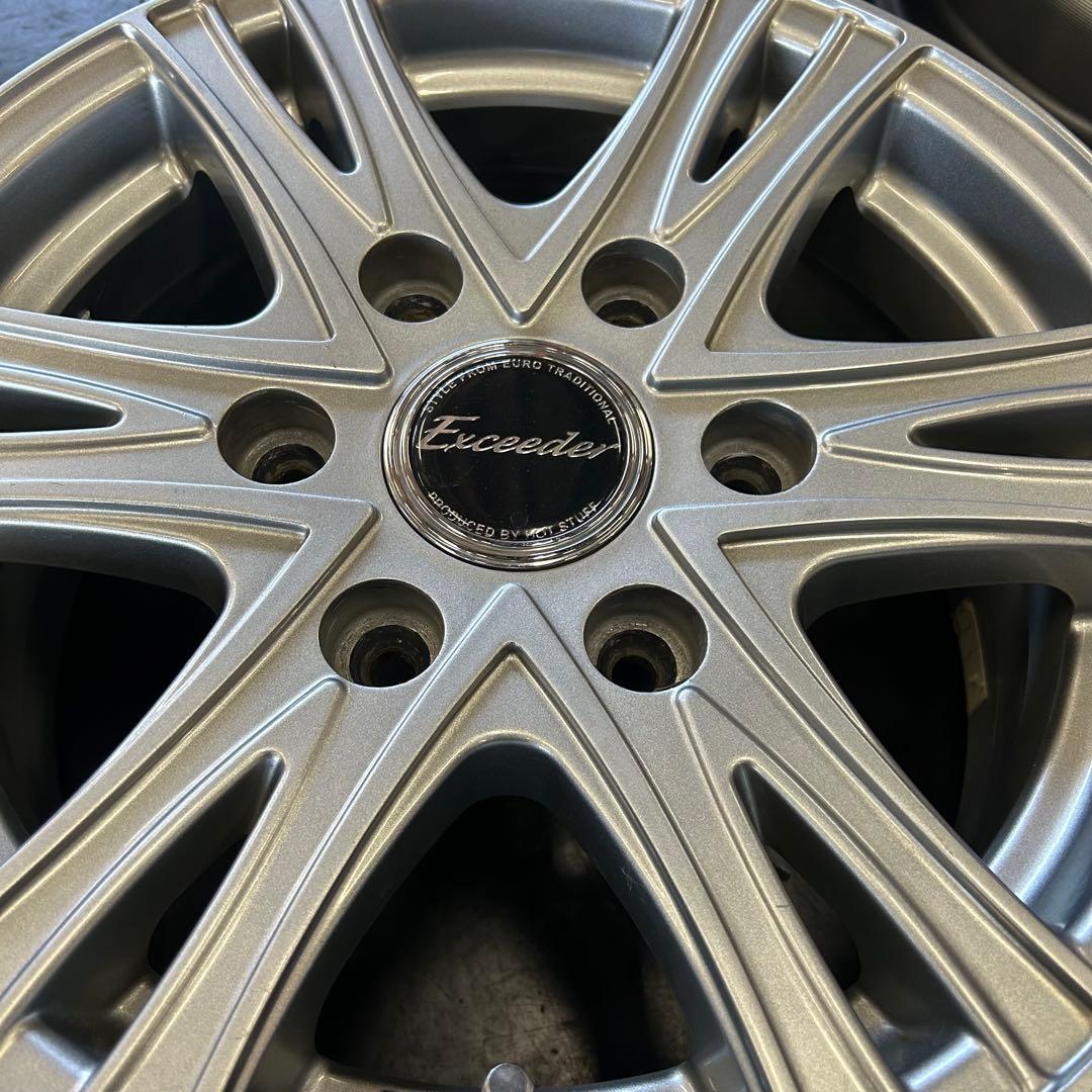 中古アルミ15x6.0J 　6穴　ハイエース用　4本セット