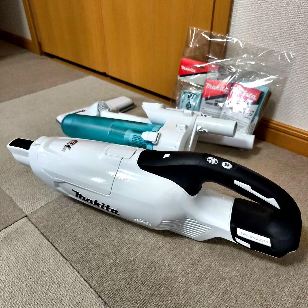 【美品】♦MakitaCL282FD18vクリーナー/サイクロンアタッチメント/