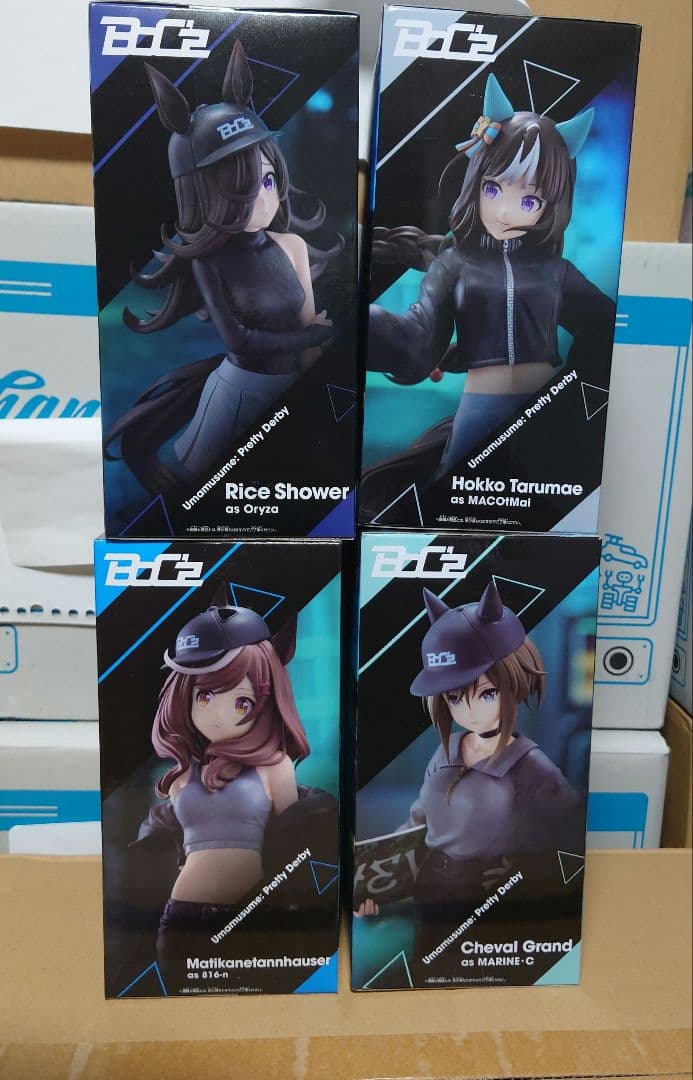 ウマ娘　BoC'z フィギュア 4体セット 未開封